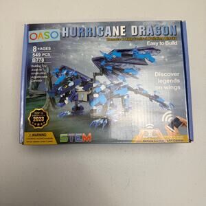 Hurricane Dragon Building Kit, Remote and App-Controlled STEM New